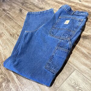 Carhartt FR Jeans Men's 34X32 Blue Carpenter American Workwear Flame Resistant